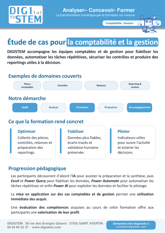 Illustration plaquette d'audit et formation en entreprise